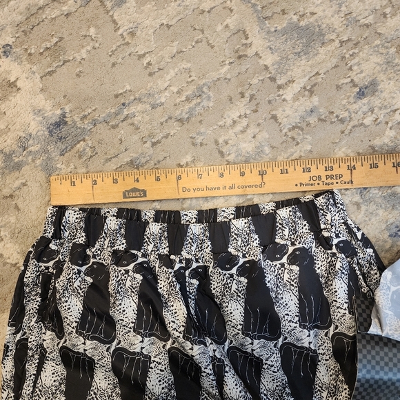 NWT Vans × Opening Ceremony Black Leopard Track Pant Joggers Mesh Lined Small - Picture 2 of 16